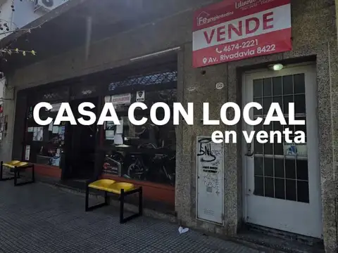 Casa con local en vemnta