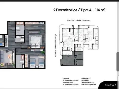 Departamento en Venta de 2 dormitorios