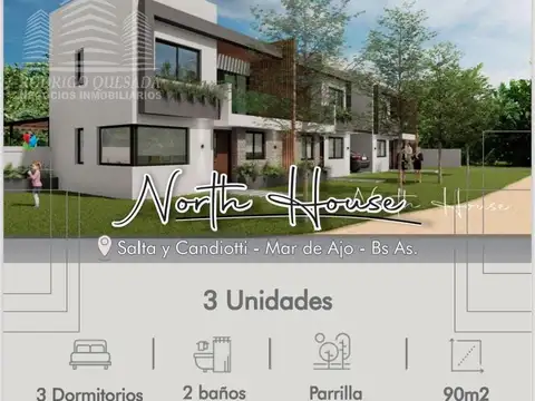 Depto Tipo Casa en Venta de 3 dormitorios