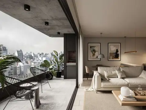 Departamento Monoambiente con 1 baño