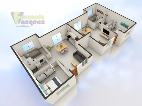 Departamento en Venta con 1 cocheras