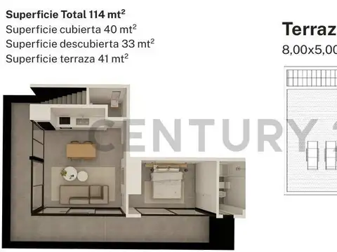 Departamento en venta 2 ambientes con terraza con parrilla en Saavedra EN CONSTRUCCION