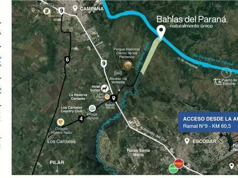 Terreno en Venta en Río Luján, USD 71.000