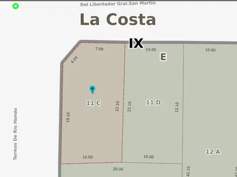 Terreno en Venta en Mar De Ajo, USD 128.000