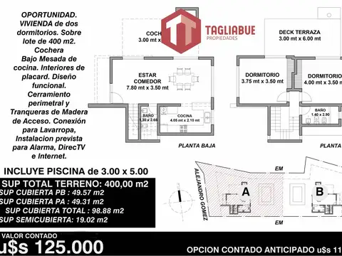 PREVENTA Casa de 2 Dormitorios en Zona Céntrica - Merlo, San Luis