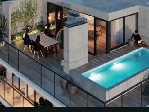 VENTA - Departamento en construcción de 2 dormitorios balcón y parrillero- Lourdes, Rosario.
