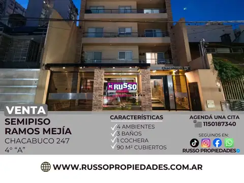 Venta de Departamento 4 Aambientes en Ramos Mejia