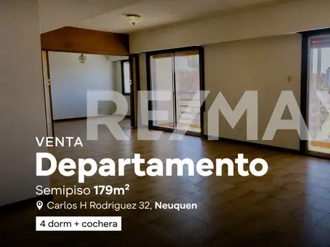 Venta Semipiso 4 Hab c/cochera en Microcentro NQN