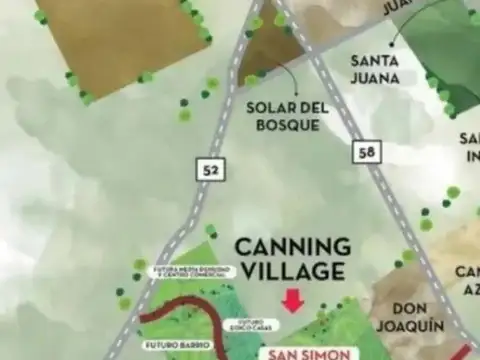 Ruta 52, 58, Canning,