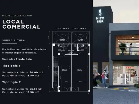 VENTA LOCALES ESTRUCTURA ASTORI EN MANANTIALES II