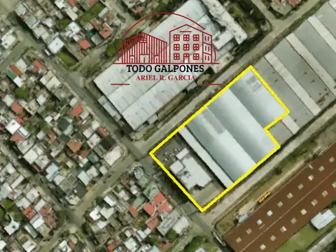 Galpòn 6300m2 en 1 planta s/lote 70x120