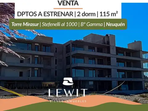 Venta departamento | 2 dormitorios en suite | cochera | balcón | amenities | Bº Gamma | Neuquén