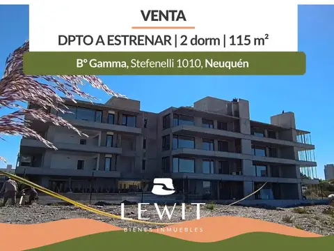 Venta departamento | 2 dormitorios en suite | cochera | balcón | amenities | Bº Gamma | Neuquén