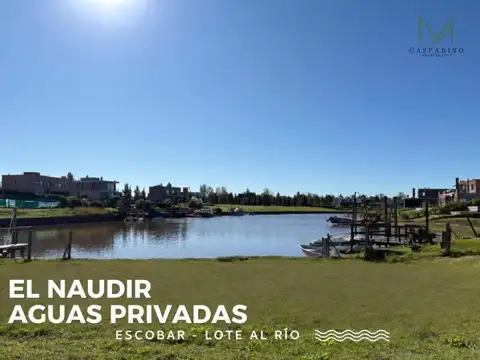 Lote en Venta con Salida Al Río 987 m² Naudir Aguas Privadas. Escobar