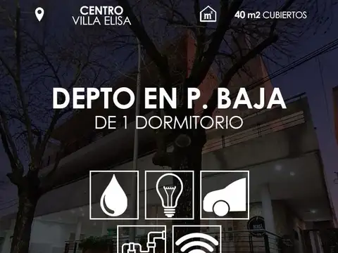 Departamento en Villa Elisa