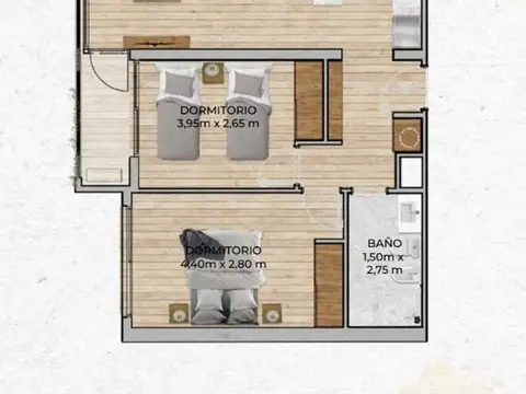 VENTA Apartamento CENTRO 2 dormitorios con balcón