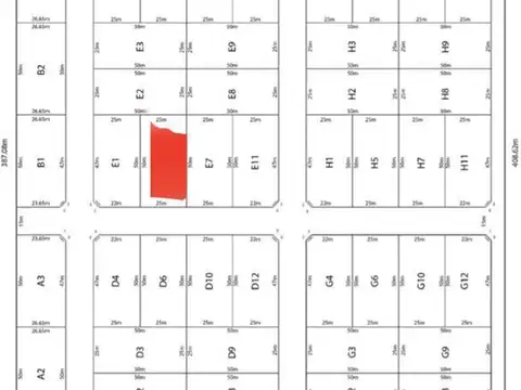 Terreno en Venta de 1250,0 m2