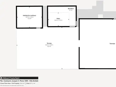 Casa 5 ambientes con 3 baños
