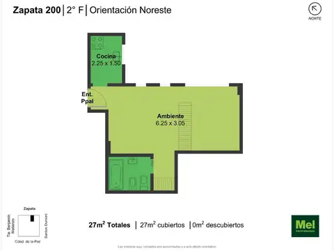 Zapata 200, Piso 2