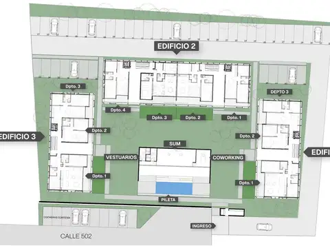 Departamento en Venta de 3 ambientes