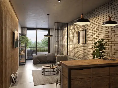 VENTA EN CONSTRUCCION MONOAMBIENTE CON PARRILLA EN EL BARRIO DE COGHLAN