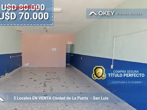 Dos Locales Comerciales en Venta en La Punta