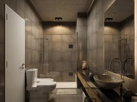 Departamento 2 ambientes con 1 baño