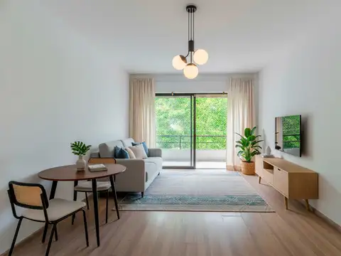 Venta departamento 2 ambientes luminoso en 6° piso. Apto credito