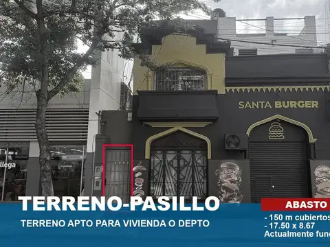 VENTA PASILLO NO P.H EN BARRIO ABASTO