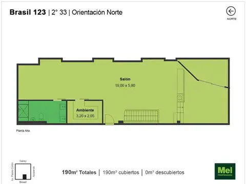 Oficina en Alquiler en San Telmo, $ 2.000.000