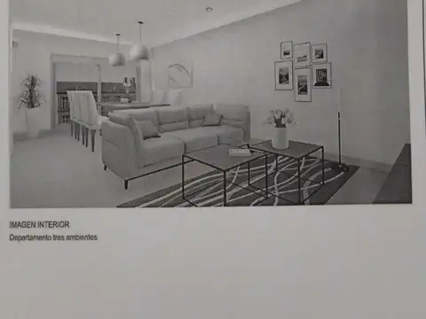 Departamento 4 ambientes con 2 baños
