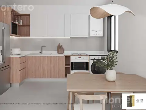 Departamento 3 ambientes con 2 baños