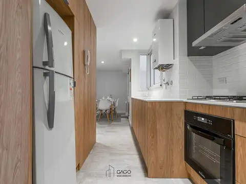 Departamento 3 ambientes con 2 baños