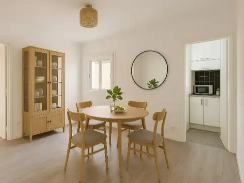 Muy lindo departamento de 2 amb luminoso sobre Avenida con lineas de colectivos y subte H