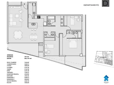 Departamento en Venta al Noroeste