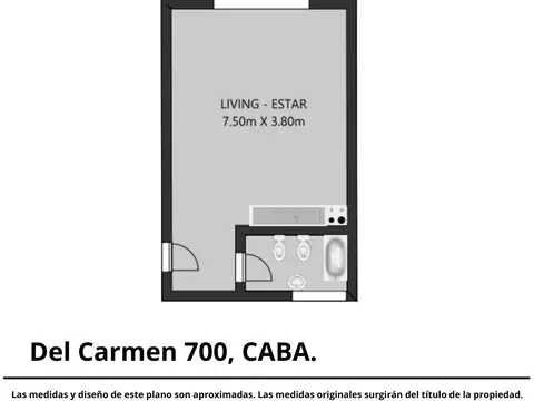 Departamento en Alquiler de Monoambiente
