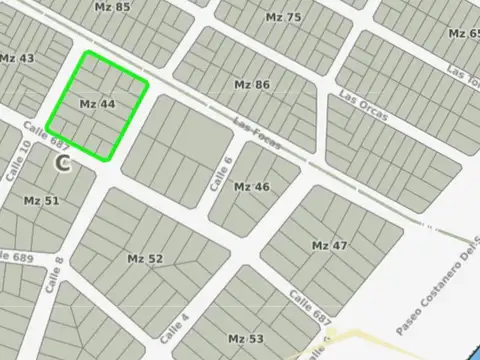 Lote en Chapdmalal de 525 m2