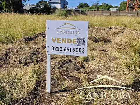 Terreno en Venta 15  mts Frente