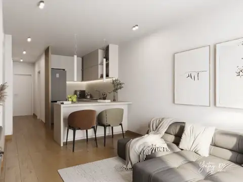 Departamento 2 ambientes. Financiado