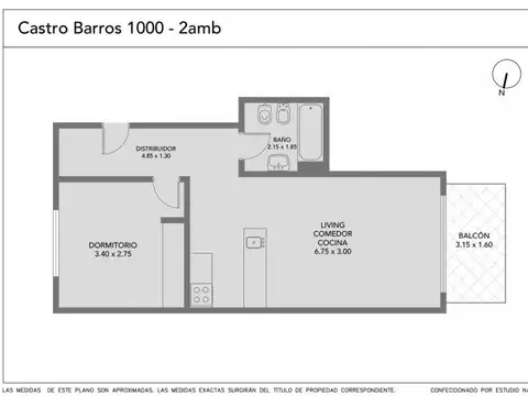 Departamento en Venta en Boedo, USD 102.000