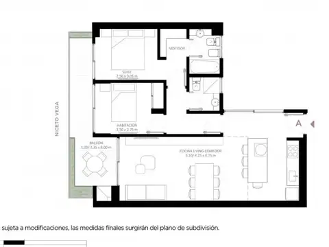 Departamento en Venta en Palermo, USD 284.000