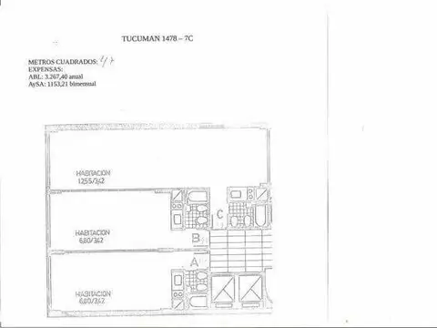 Departamento en Venta en Tribunales, USD 69.000