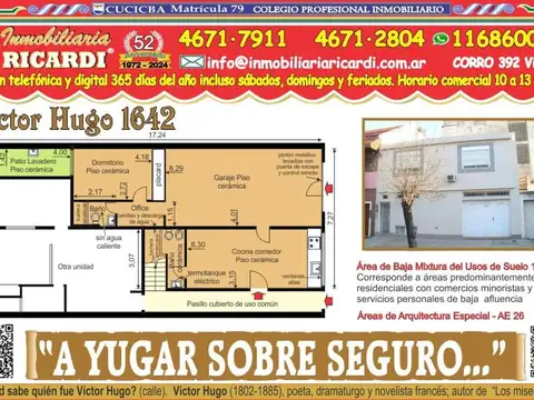 A  YUGAR SOBRE SEGURO  galpon boutique PH con garaje