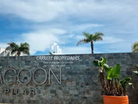 OPORTUNIDAD. Departamento en venta 2 amb. AMOBLADO c/ cochera. Lagoon Pilar. 100