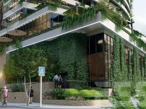 Departamento 2 ambientes con 2 baños