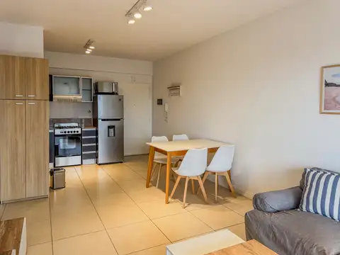 Departamento 2 ambientes con 2 baños