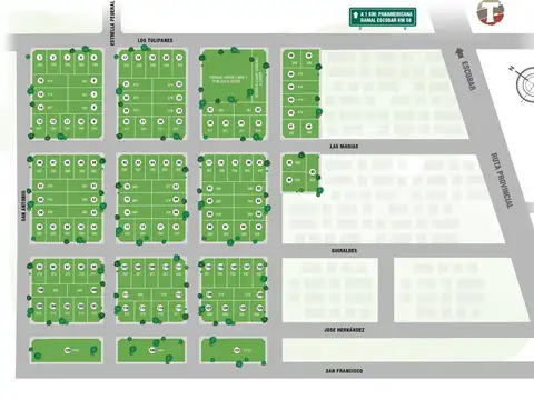 Terreno en Venta de 3789,0 m2