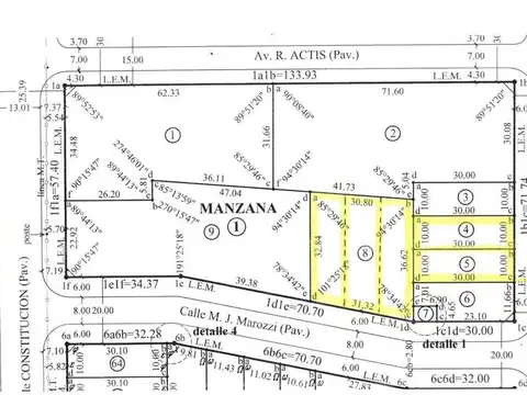 Terreno en Venta en La Cañada, USD 45.000