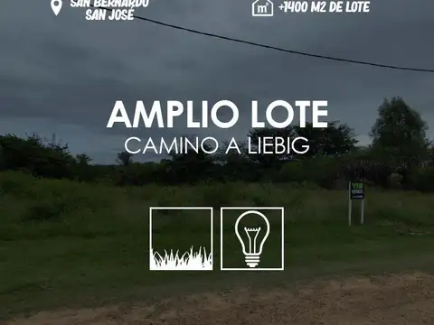 Terreno en camino a Liebig