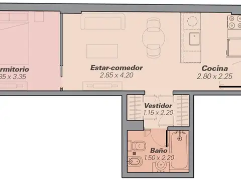 Departamento en Venta al Norte